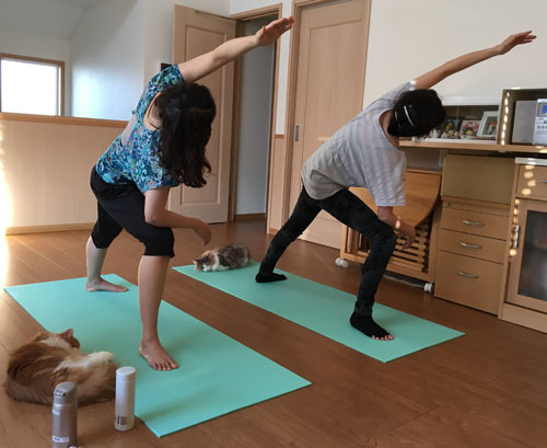 ルナヨガクラス風景1/30-2