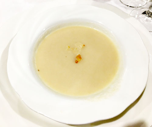 こけし屋献立・サルシフィのクリームスープ