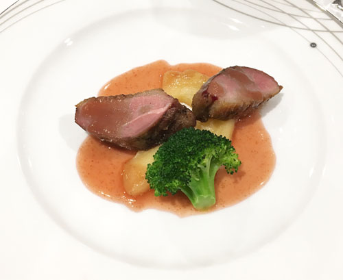 こけし屋献立・鴨胸肉のステーキ