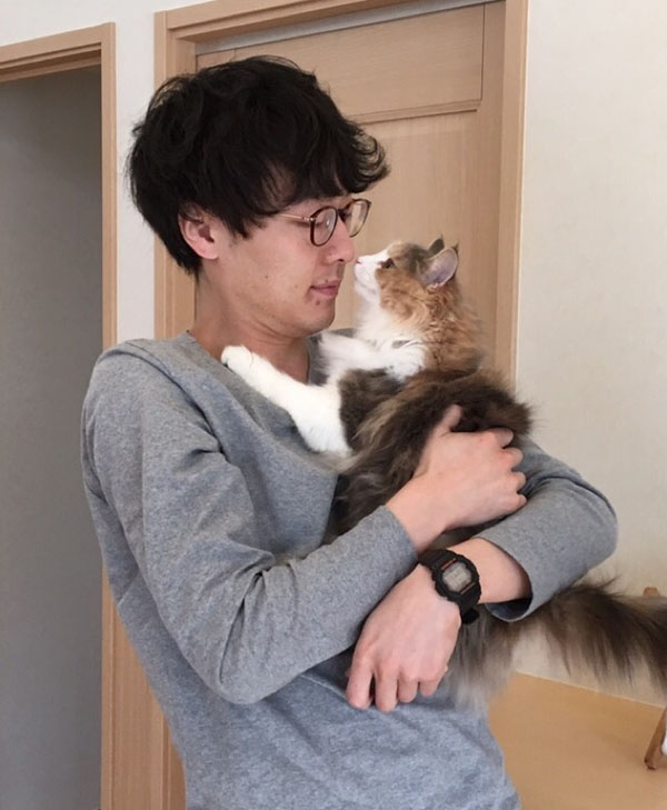 お客さまと猫のキャラウェイ