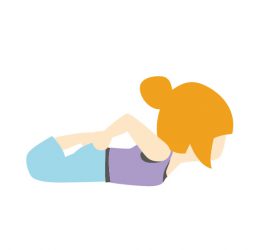 ヨガの蛙のポーズ