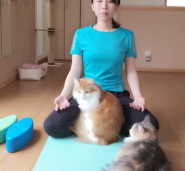 プライベートヨガレッスン風景