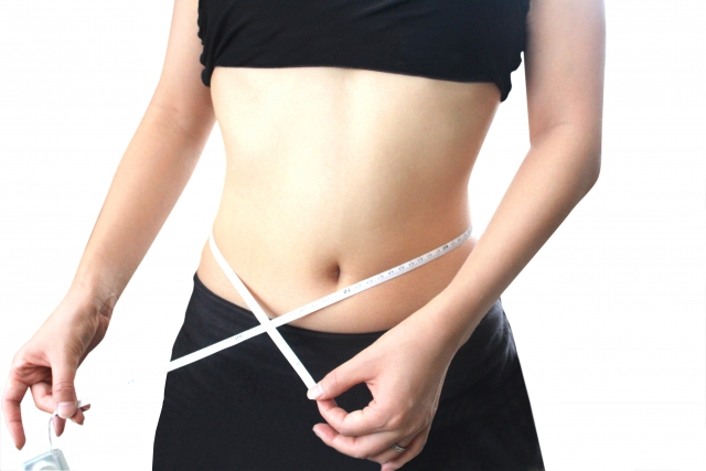 ウエストのくびれ