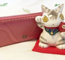 お財布とダヤン貯金箱