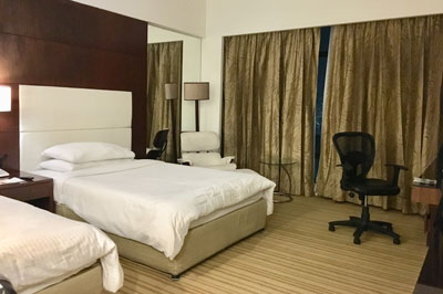 デリーのホテル室内