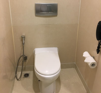 デリーのホテルのトイレ