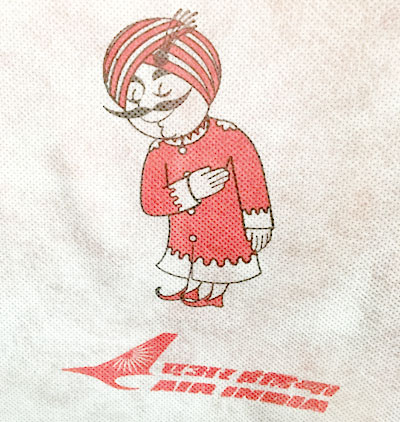 エアインディアヘッドレスト