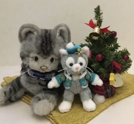 仲良し猫のぬいぐるみ